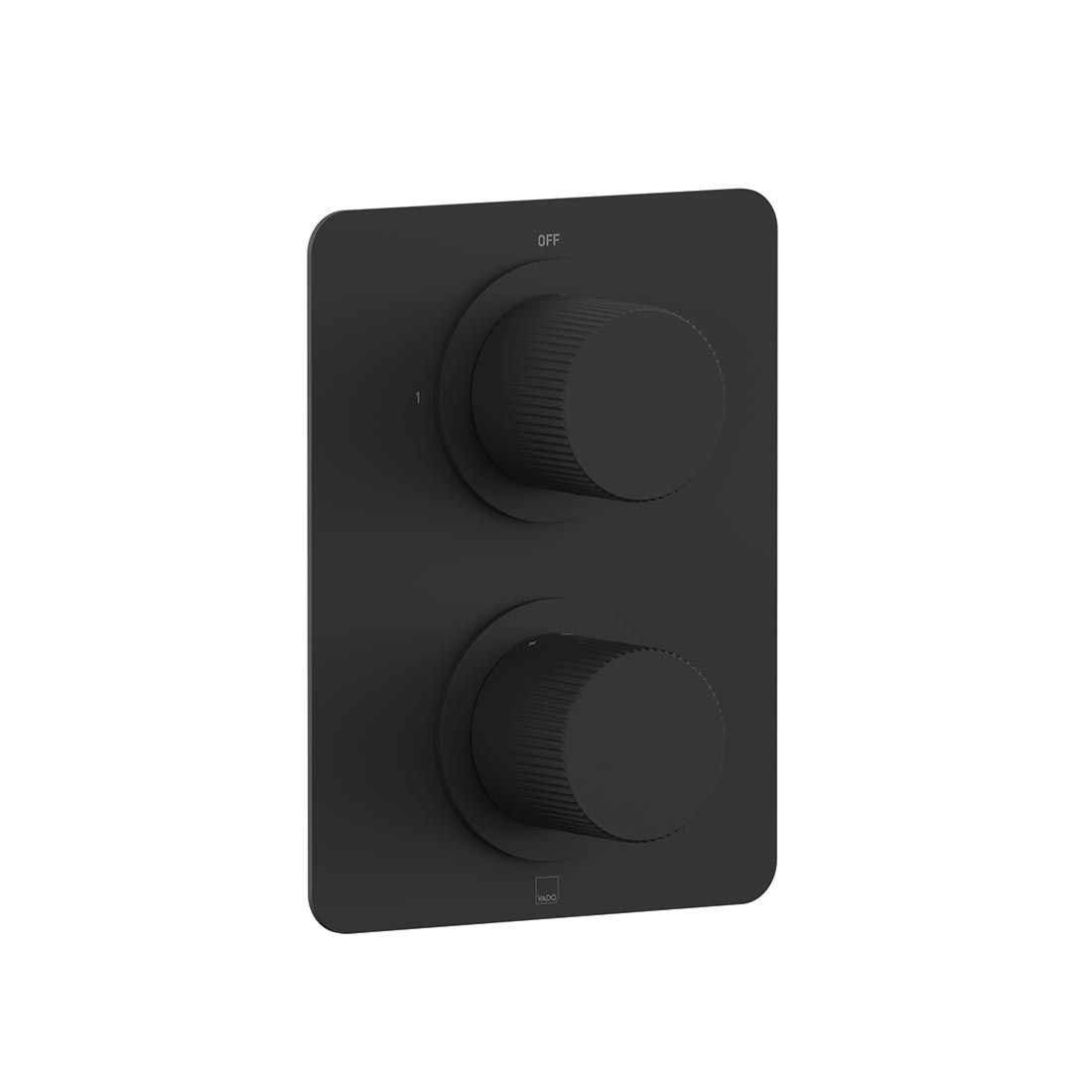 Vado Safari Leverless 1 Outlet 2 Handle Concealed Thermostatic DX Valve