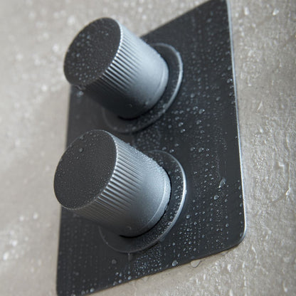 Vado Safari Leverless 1 Outlet 2 Handle Concealed Thermostatic DX Valve