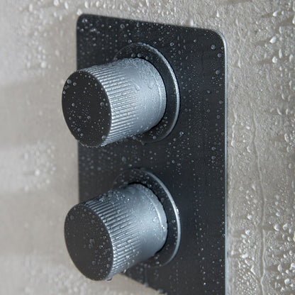 Vado Safari Leverless 3 Outlet 2 Handle Concealed Thermostatic DX Valve