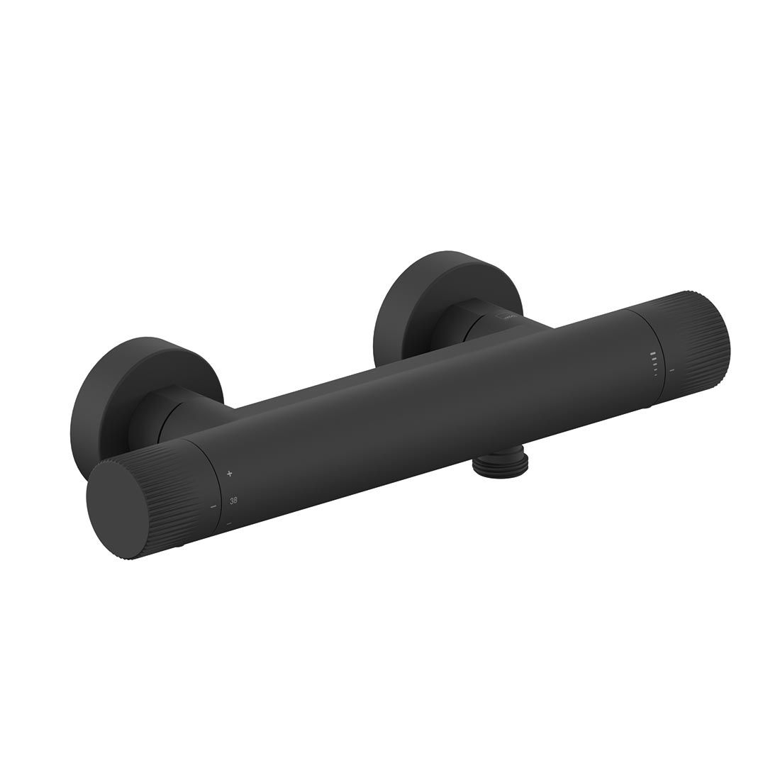 Vado Safari Leverless Wall Mounted Exposed Thermostatic Shower Bar Valve with Easyfit Brackets