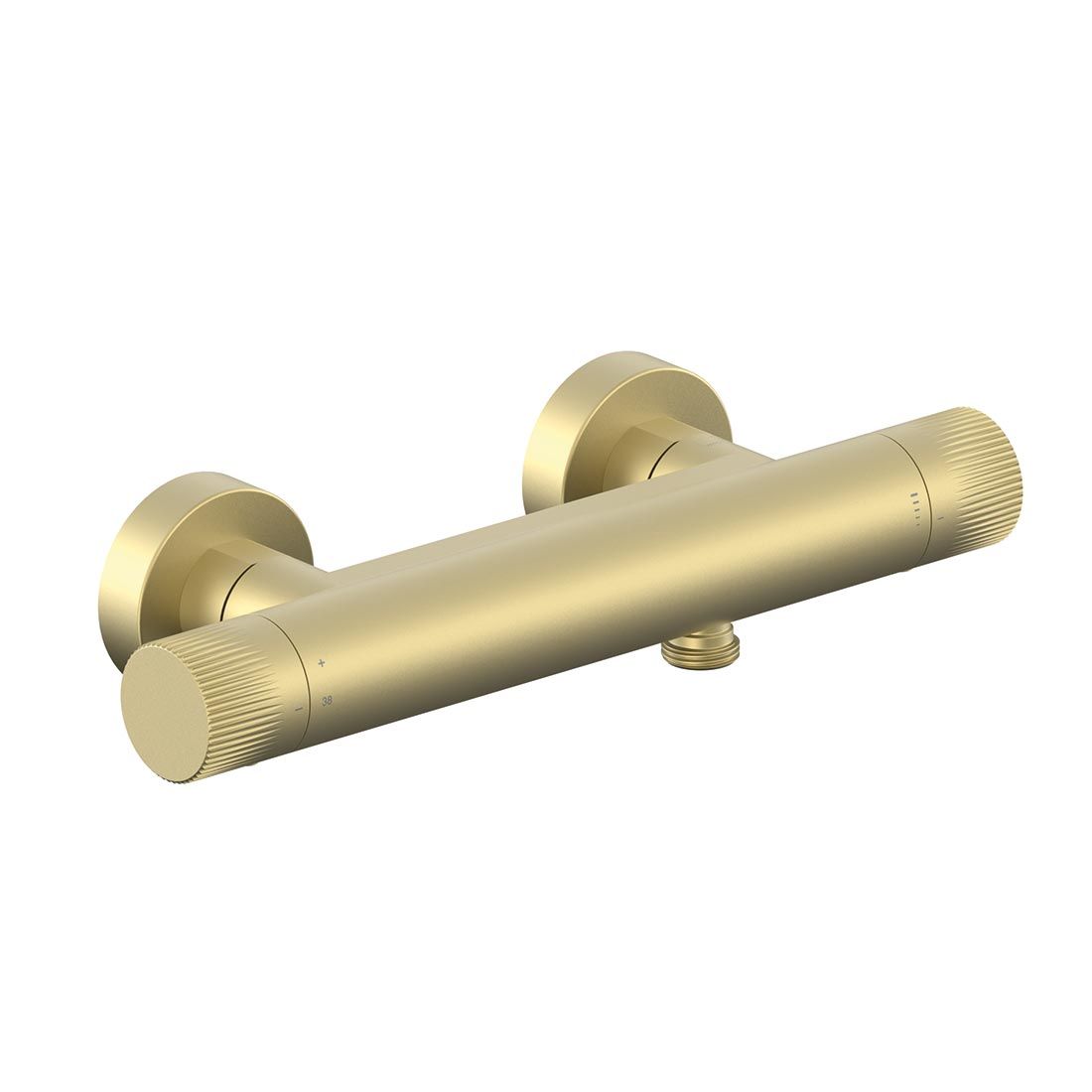 Vado Safari Leverless Wall Mounted Exposed Thermostatic Shower Bar Valve with Easyfit Brackets