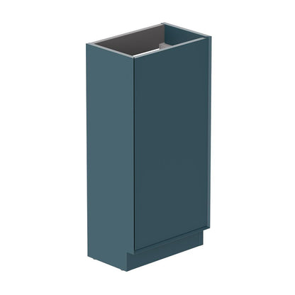 Vado Safari 400mm Smooth Cloakroom Unit - Floor Mounted, Left Pull
