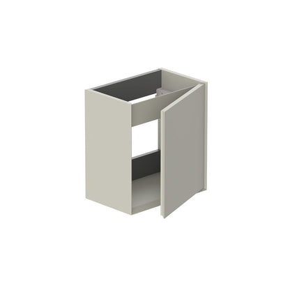 Vado Safari 400mm Smooth Cloakroom Unit - Wall Hung, Left Pull