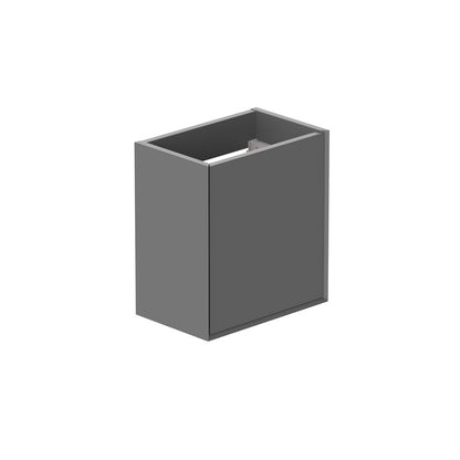 Vado Safari 400mm Smooth Cloakroom Unit - Wall Hung, Left Pull