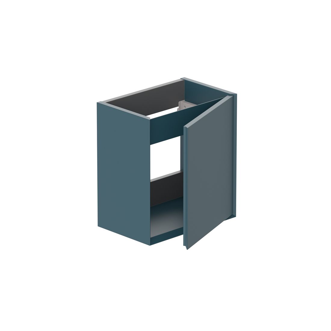 Vado Safari 400mm Smooth Cloakroom Unit - Wall Hung, Left Pull