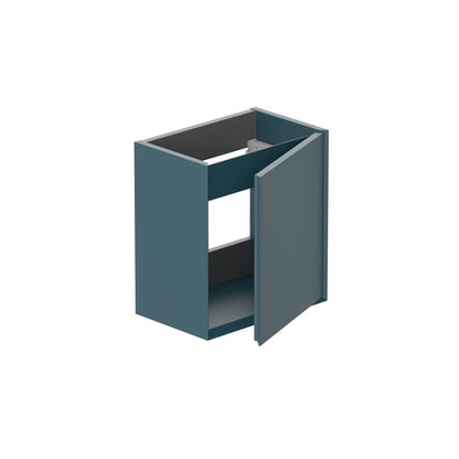 Vado Safari 400mm Smooth Cloakroom Unit - Wall Hung, Left Pull