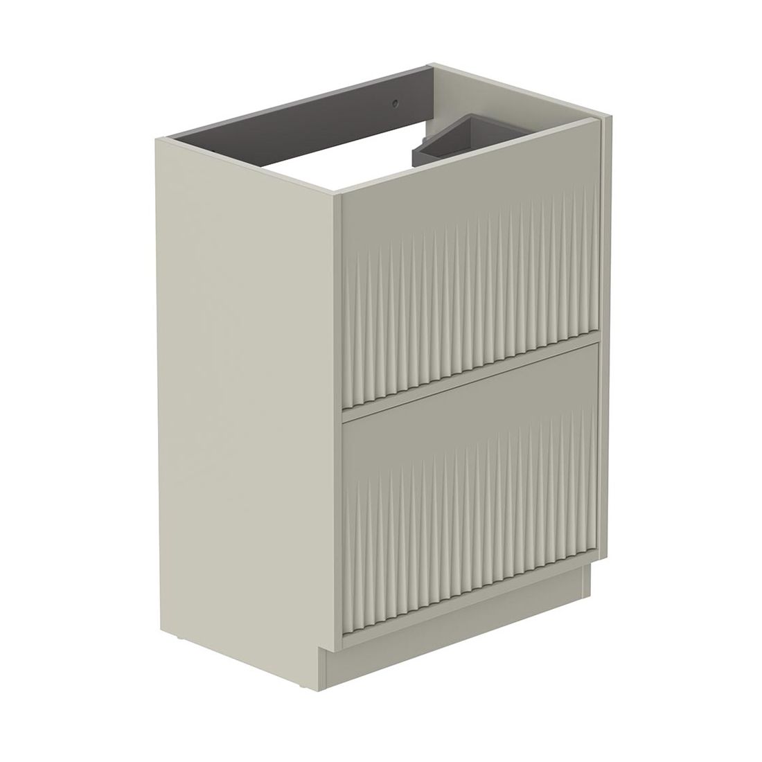 Vado Safari Floor Mounted Fluted Vanity Unit