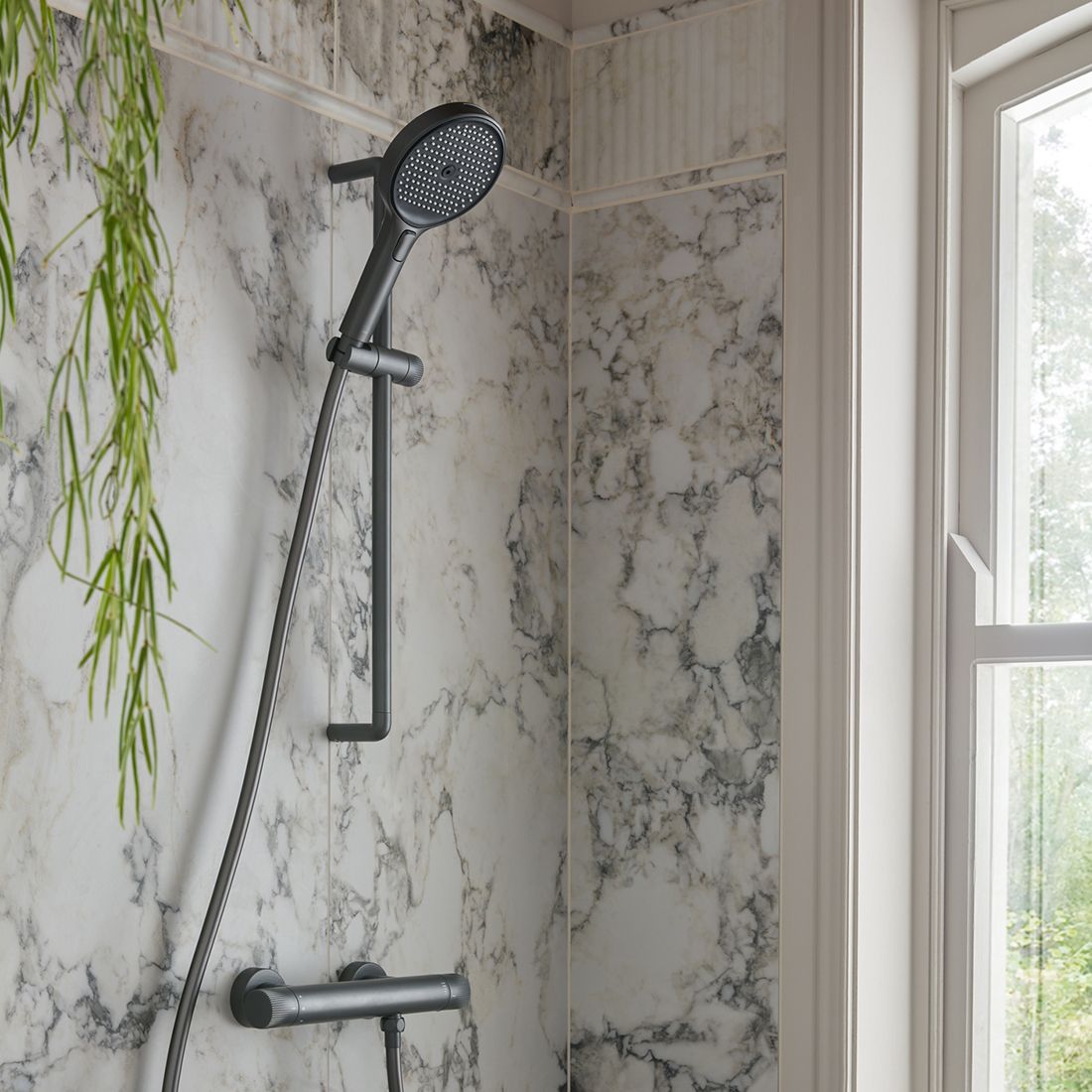 Vado Safari Multi Function Shower Handset supplied with 6 l/min Flow Regulator