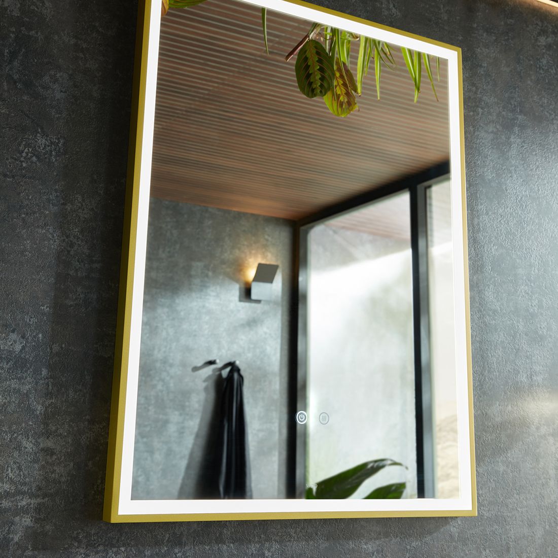 Vado Safari Illuminated Mirror Portrait- Rectangular