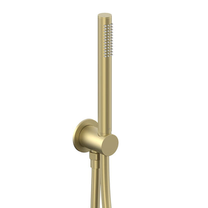 Vado Safari Single Function Mini Shower Kit with Integrated Outlet + Optional Wall Shroud, Supplied with 6 l/min Flow