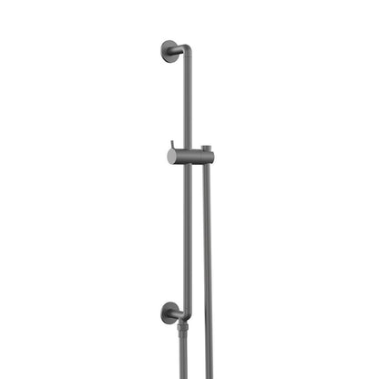 Vado Safari Lever Slim Slide Rail with Integrated Outlet + Hose - No Handset Included