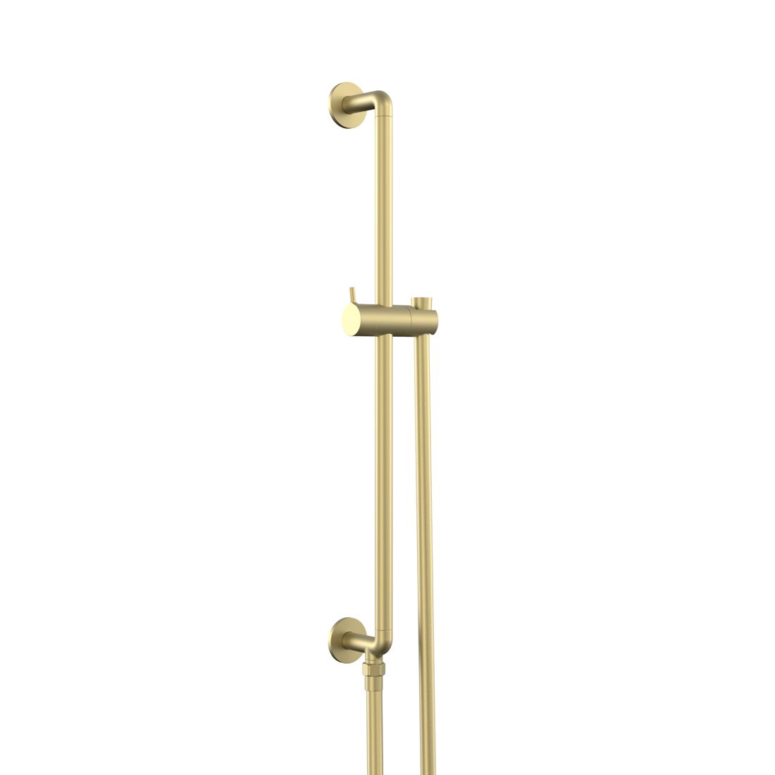 Vado Safari Lever Slim Slide Rail with Integrated Outlet + Hose - No Handset Included