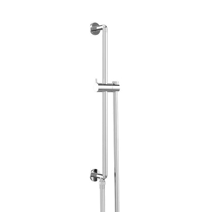 Vado Safari Lever Slim Slide Rail with Integrated Outlet + Hose - No Handset Included