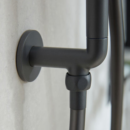 Vado Safari Leverless Slim Slide Rail with Integrated Outlet + Hose - No Handset Included