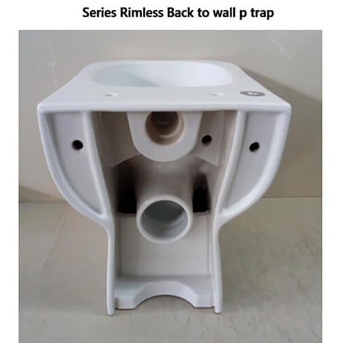 RAK SE16AWHA Series 600 White Back-To-Wall WC Pan With Soft Close Seat
