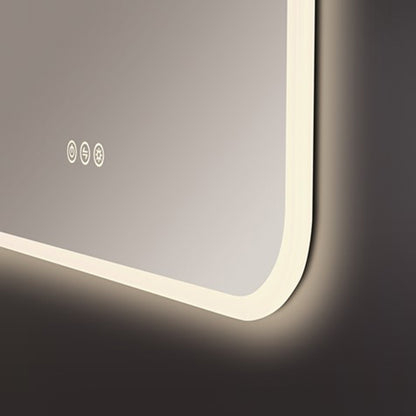 Crosswater Svelte Illuminated Mirror 600 x 600 mm