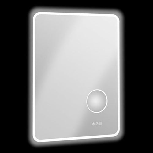 Crosswater Svelte 600 Glow Illuminated Mirror with 3X Magnifier