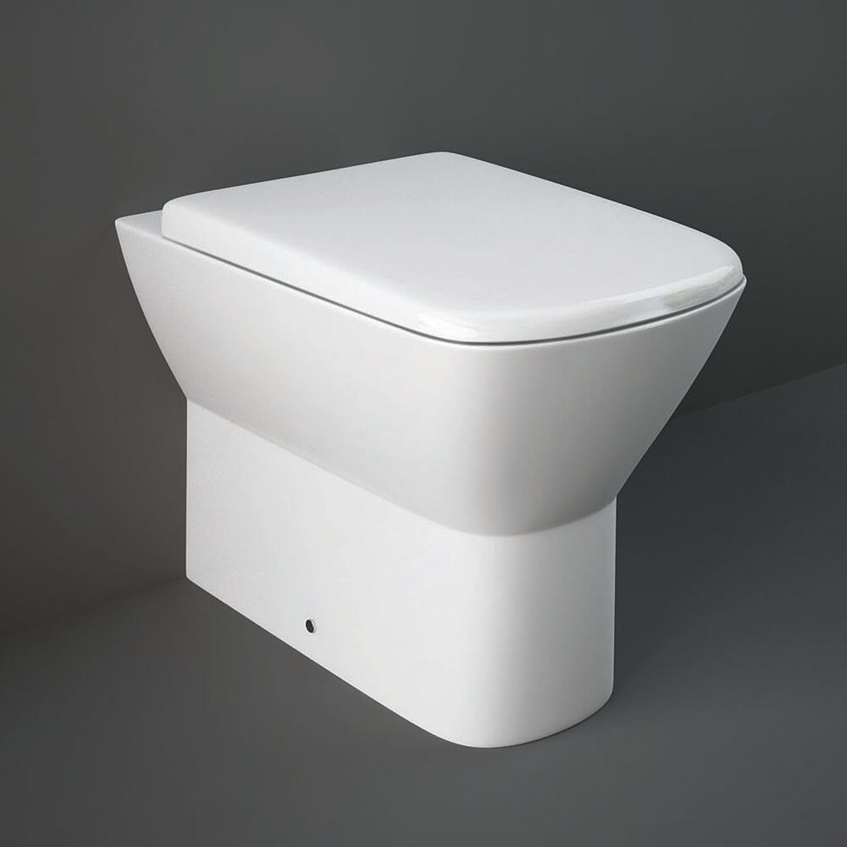 RAK Summit SM16AWHA Back-To-Wall White WC Pan With Soft-Close Toilet Seat