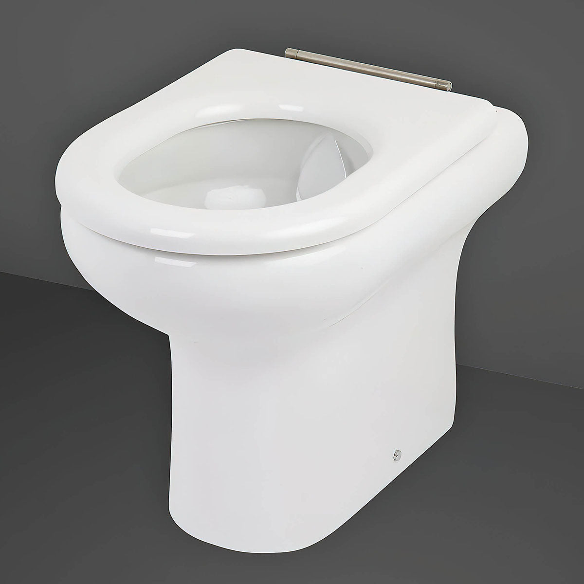 RAK SP18AWHA Compact Special Needs Rimless 520mm Back-To-Wall White WC Pan
