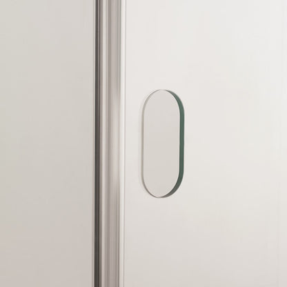 Crosswater Svelte SSLSC1400 8 Single Sliding Door, Polished Stainless Steel