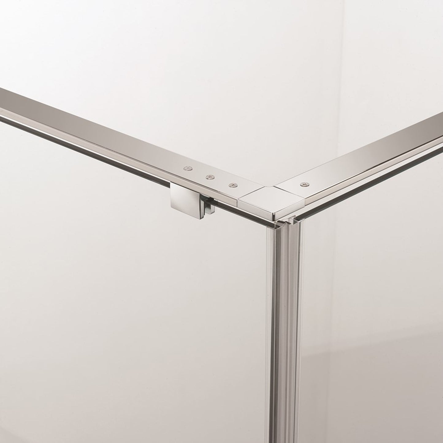 Crosswater Svelte SSLSC1400 8 Single Sliding Door, Polished Stainless Steel