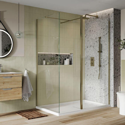 Luxe81 S8 Complete Walk In Shower Enclosure with Shower Tray