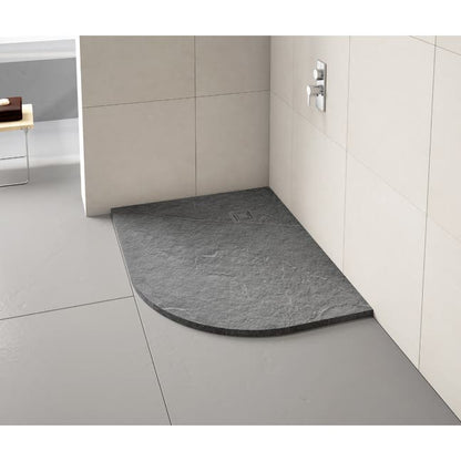 Merlyn Truestone Offset Luxurious Textured Quadrant Shower Tray