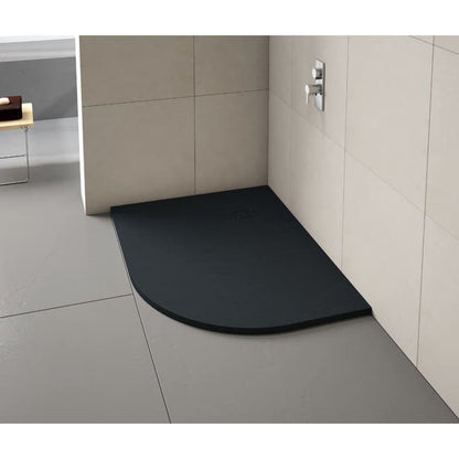 Merlyn Truestone Offset Luxurious Textured Quadrant Shower Tray