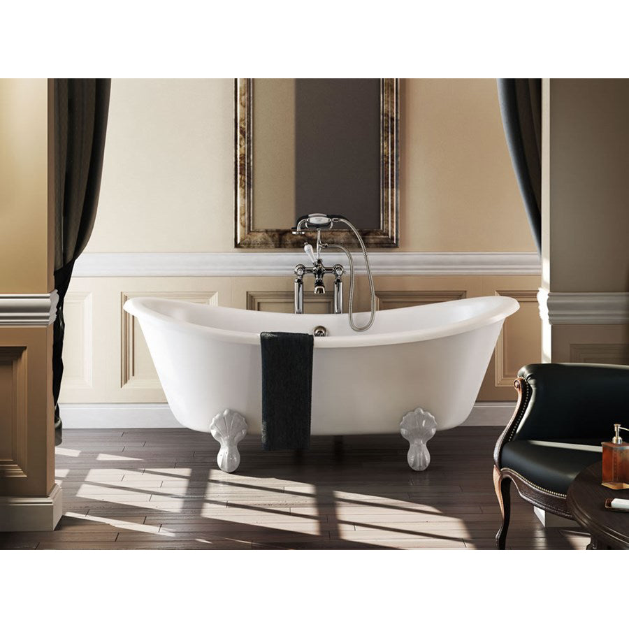 Burlington Bateau Double Ended Bath with Luxury Feet