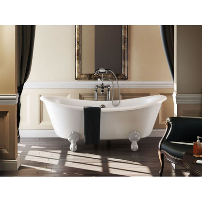 Burlington Bateau Double Ended Bath with Luxury Feet