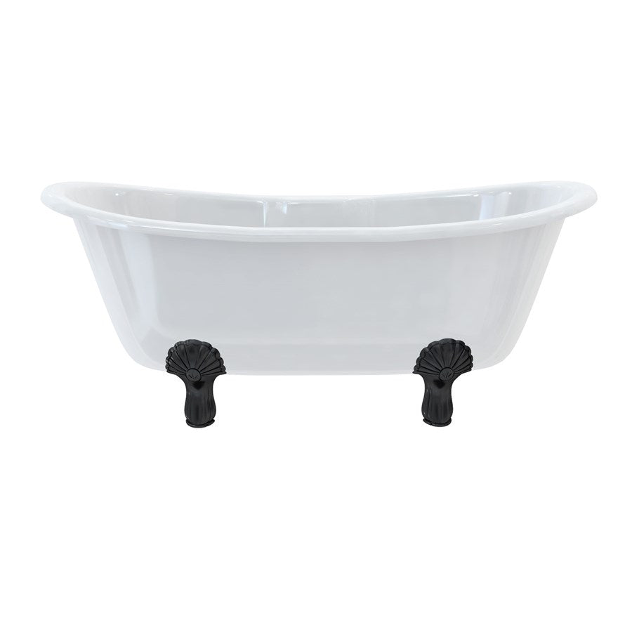 Burlington Bateau Double Ended Bath with Standard Feet
