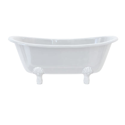 Burlington Bateau Double Ended Bath with Standard Feet