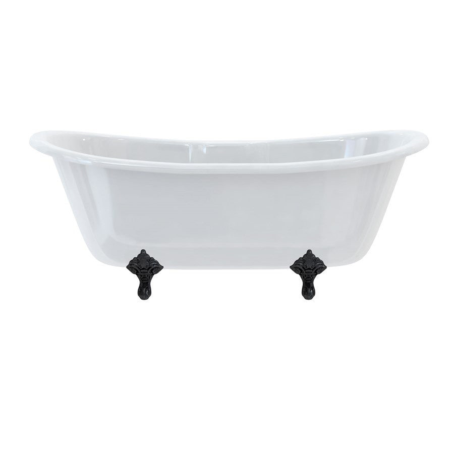 Burlington Bateau Double Ended Bath with Standard Feet