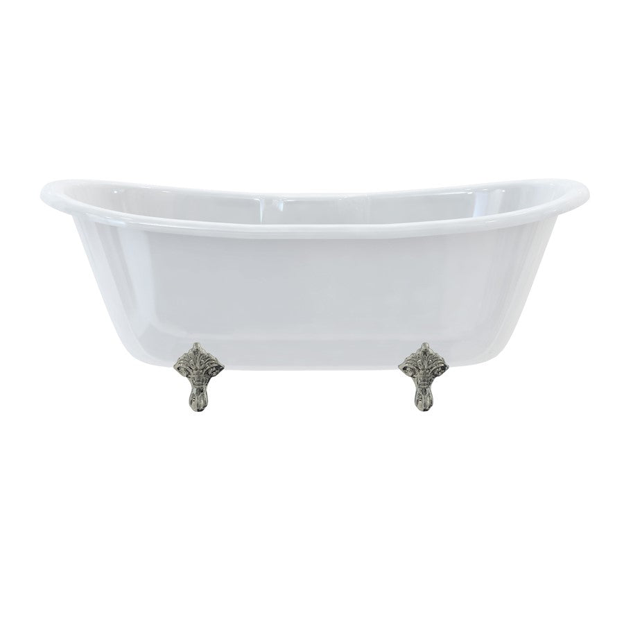 Burlington Bateau Double Ended Bath with Standard Feet