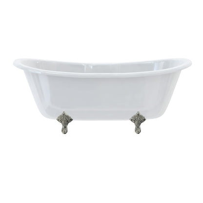 Burlington Bateau Double Ended Bath with Standard Feet