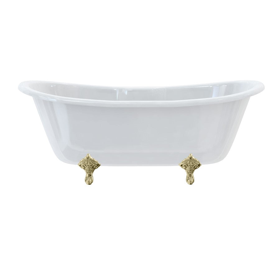 Burlington Bateau Double Ended Bath with Standard Feet