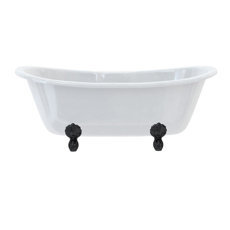 Burlington Bateau Double Ended Bath with Luxury Feet