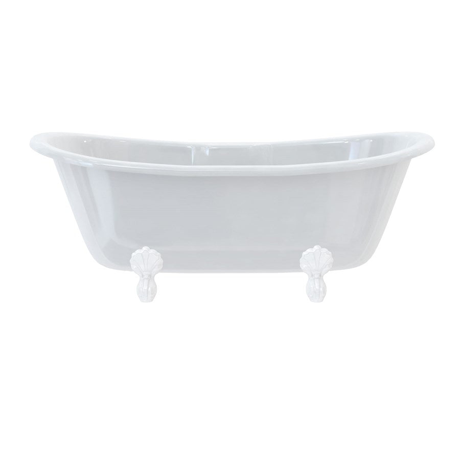 Burlington Bateau Double Ended Bath with Luxury Feet