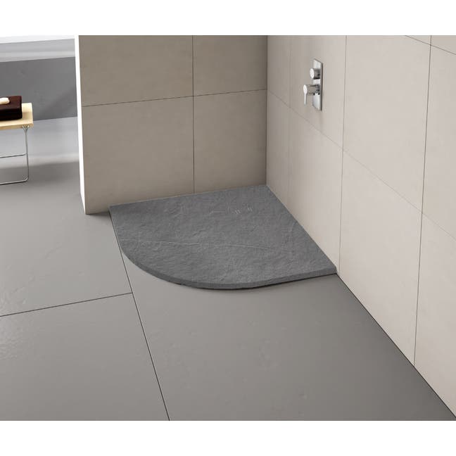 Merlyn Truestone Quadrant Textured Slate Shower Tray 900x 900mm