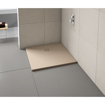 Merlyn Truestone Square Luxurious Textured Shower Trays 900 x 900mm