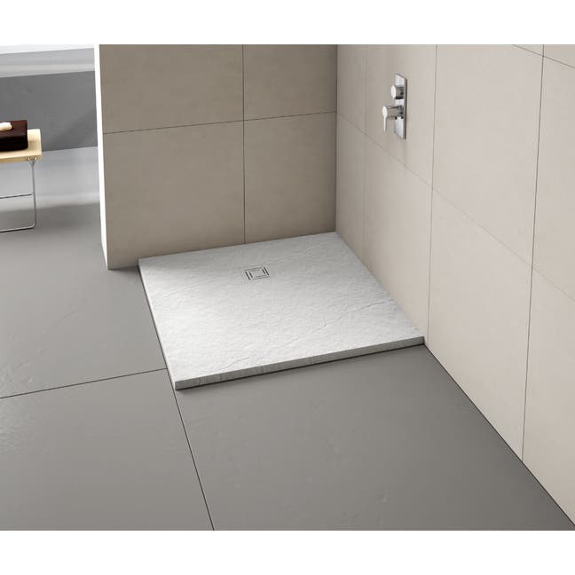 Merlyn Truestone Square Luxurious Textured Shower Trays 900 x 900mm