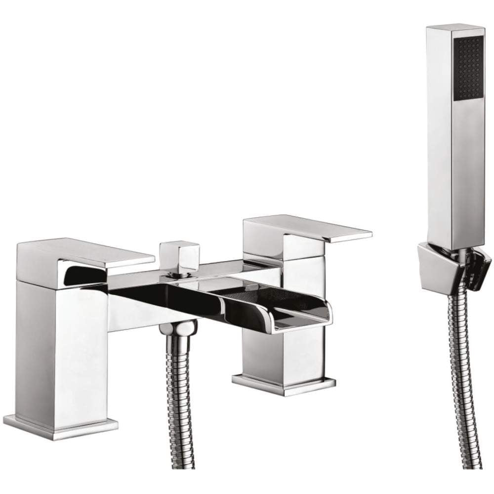 Luxe81 Victoria Bath Shower Mixer Tap with Shower Kit and Wall Bracket