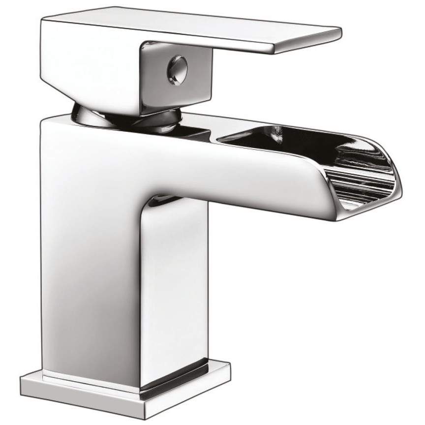 Luxe81 Victoria Mini Mono Basin Mixer Tap with Push Waste