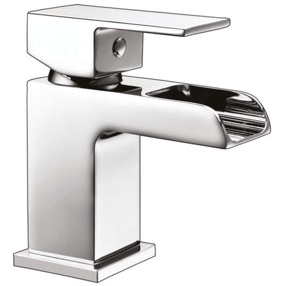 Luxe81 Victoria Mini Mono Basin Mixer Tap with Push Waste