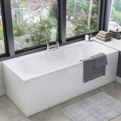 Luxe81 Forme Chrome Bath Filler Tap