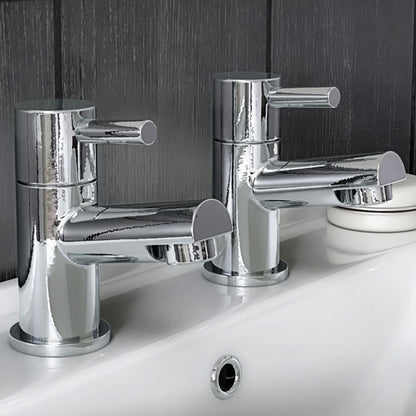 Luxe81 Premier Basin Pillar Taps
