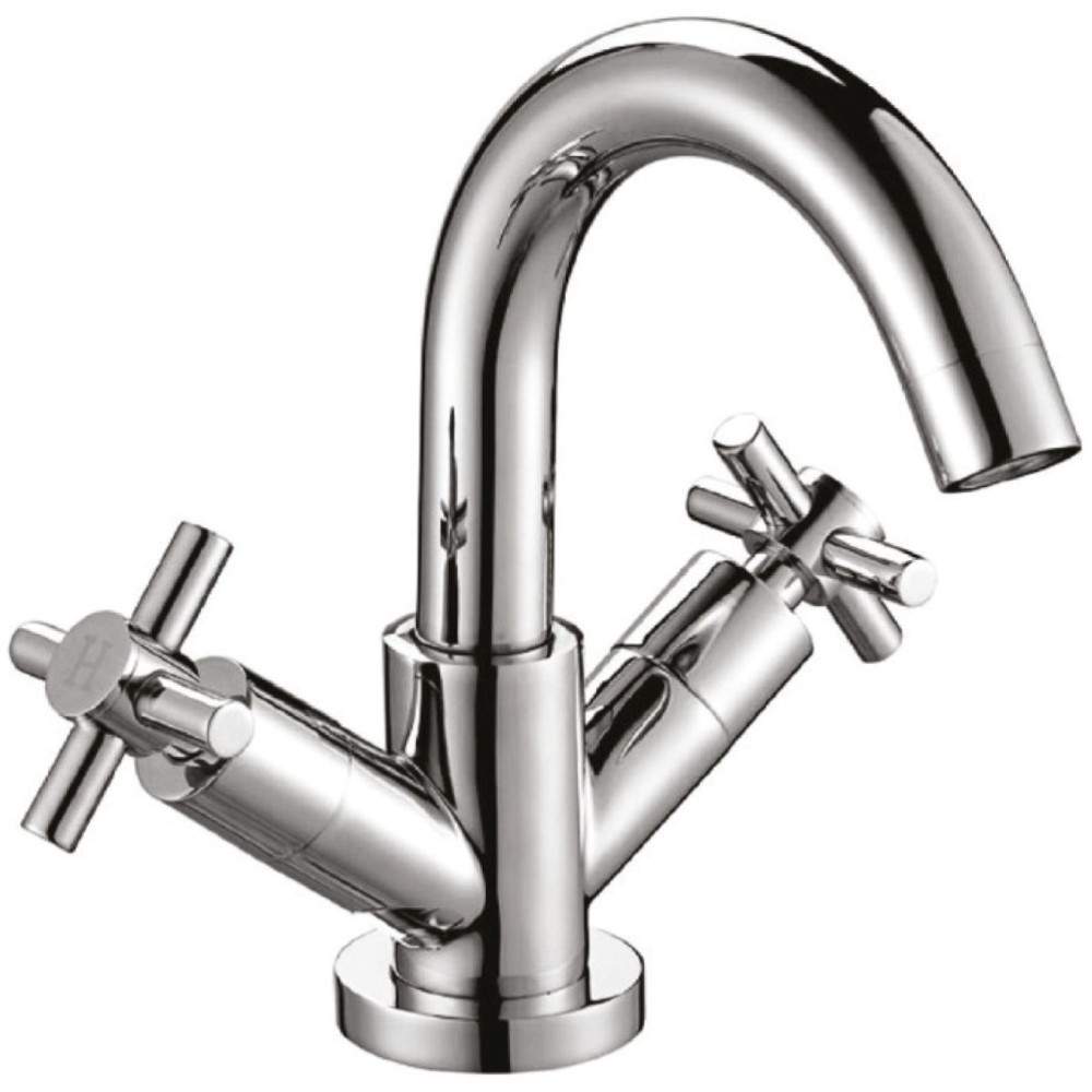 Luxe81 Kross Mono Basin Mixer Tap with Push Waste