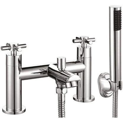 Luxe81 Kross Bath Shower Mixer Tap with Shower Kit and Wall Bracket