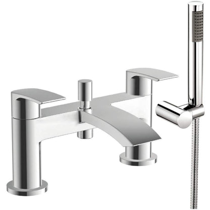 Luxe81 Belini Bath Shower Mixer Tap with Shower Kit and Wall Bracket