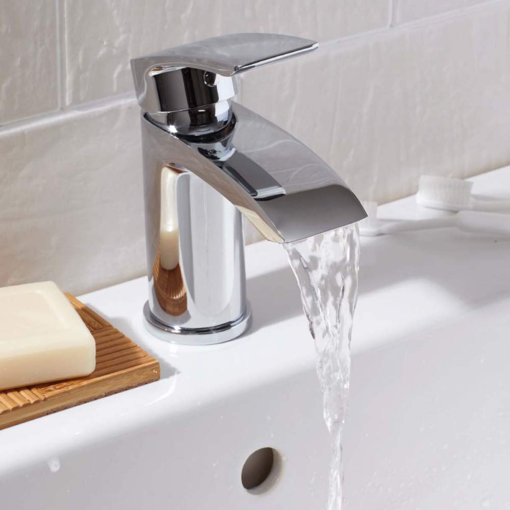 Luxe81 Belini Mini Mono Basin Mixer Tap with Push Waste